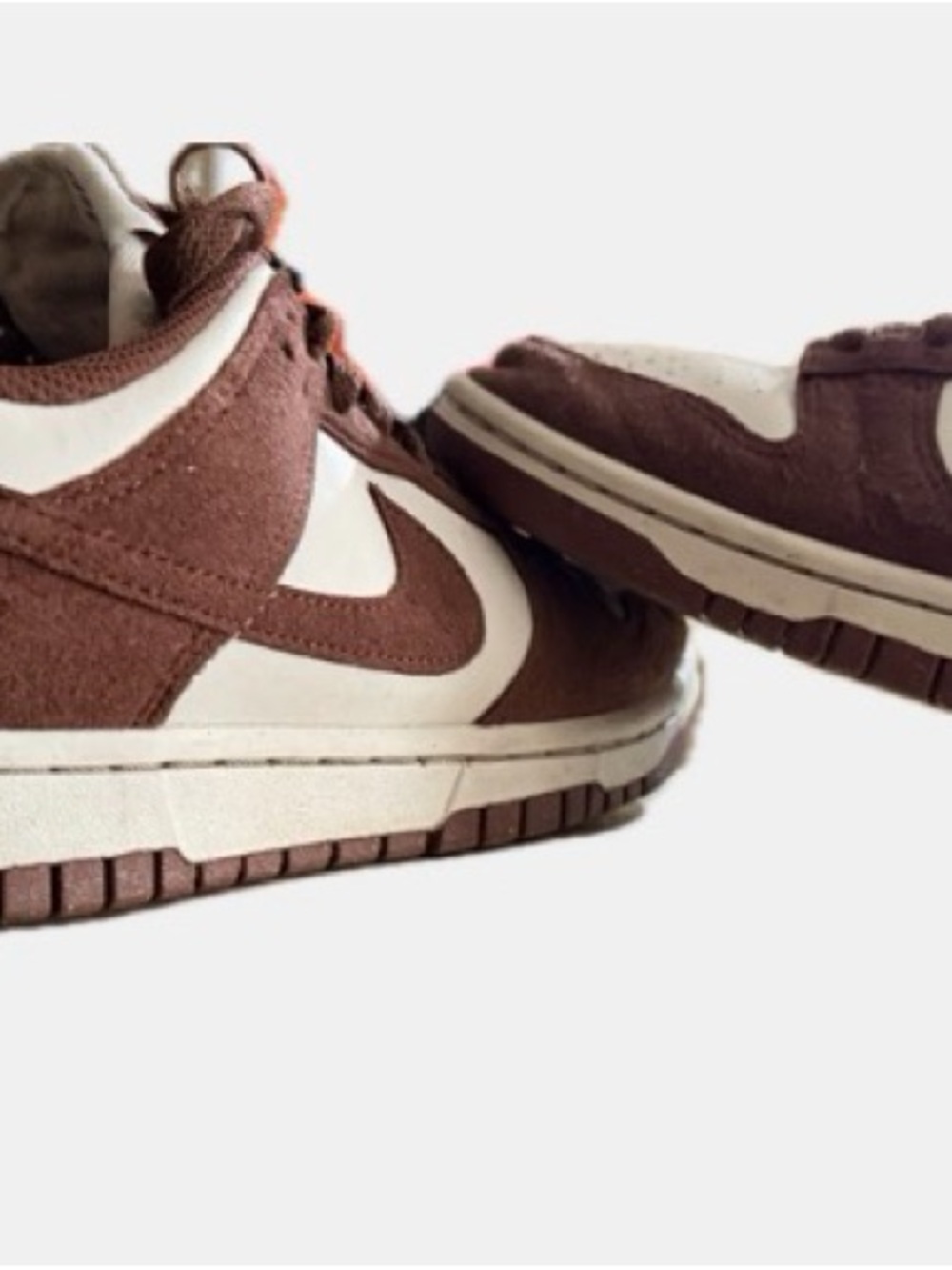 Nike Dunks Women’s Brown and White Low-Top Sneakers Size 7.5